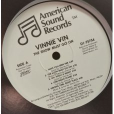 Vinnie Vin - The Show Must Go On, LP, Promo
