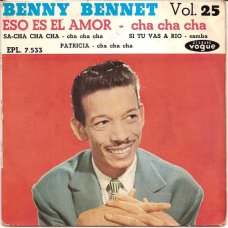 Benny Bennet Et Son Orchestre De Musique Latine-Américaine - Eso Es El Amor - Cha Cha Cha - Vol. 25, 7", EP
