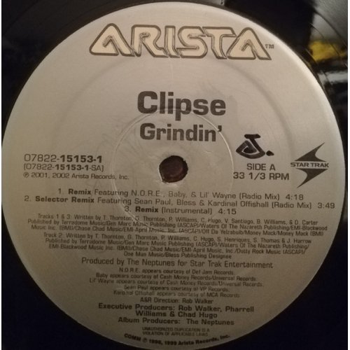 Clipse - Grindin’, 12"