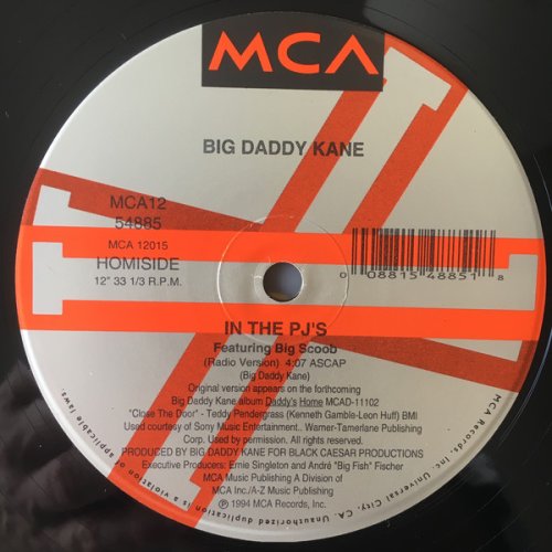 Big Daddy Kane - In The PJ's, 12"