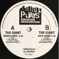 The Giant - Hidden Crate / Hold Mines, 12", Promo
