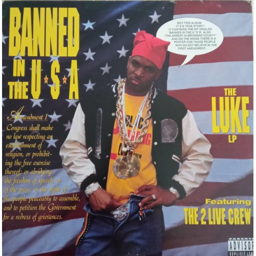 Luke Featuring The 2 Live Crew - Banned In The U.S.A. - The Luke LP, LP