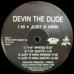 Devin The Dude - I Hi / Just A Man / Doobie Ashtray / Lacville 79, 12", Promo