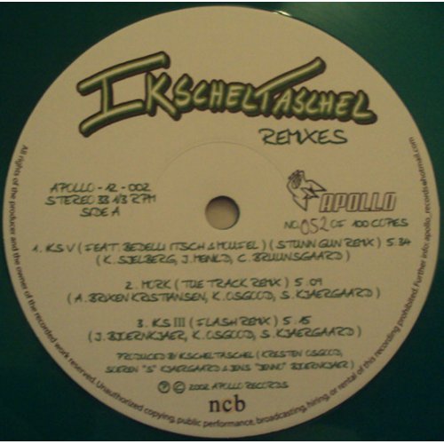 Ikscheltaschel - Remixes, 12"