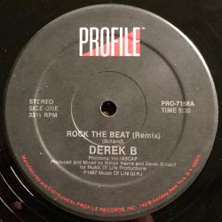Derek B - Rock The Beat, 12"
