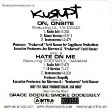 Kurupt - On, Onsite / Hate On Me, 12", Promo