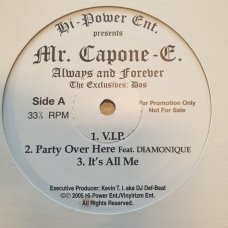 Mr. Capone-E - Always And Forever (The Exclusives: Dos), 12", Promo