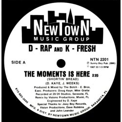 D - Rap And K - Fresh - The Moments Is Here, 12"