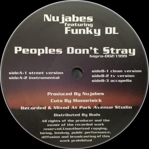 Nujabes Featuring Funky DL - Peoples Don't Stray, 12"
