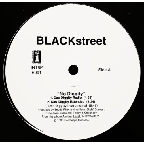 Blackstreet - No Diggity, 12", Promo