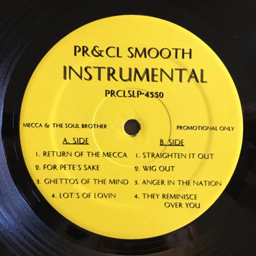 Pete Rock & CL Smooth - Mecca & The Soul Brother Instrumental, 2xLP, Reissue