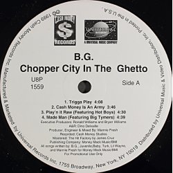 B.G. - Chopper City In The Ghetto, LP, Promo