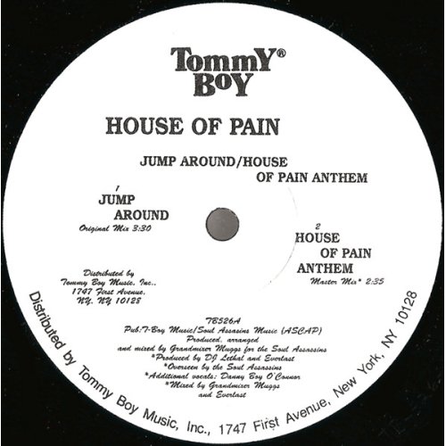 House Of Pain - Jump Around / House Of Pain Anthem, 12", Reissue