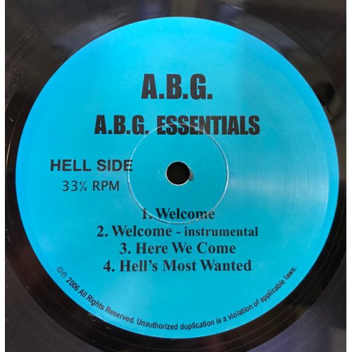 A.B.G. - A.B.G. Essentials, 12", EP