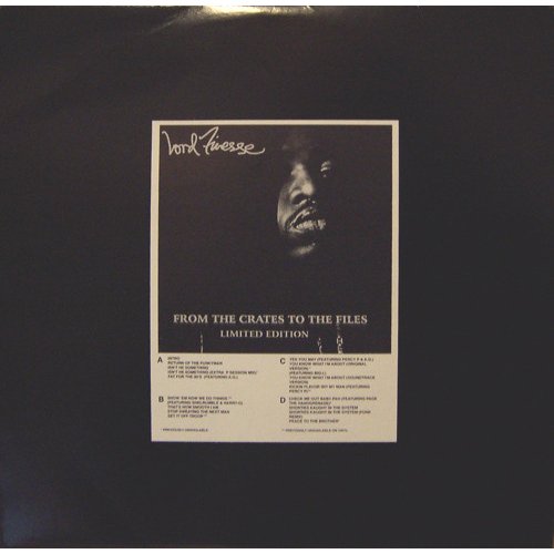 Lord Finesse - From The Crates To The Files, 2xLP