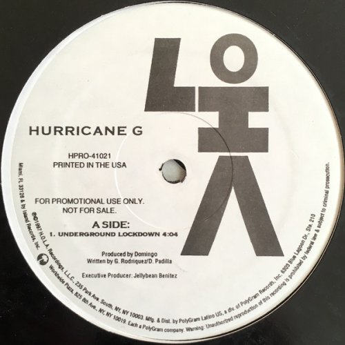 Hurricane G - Underground Lockdown, 12", Promo