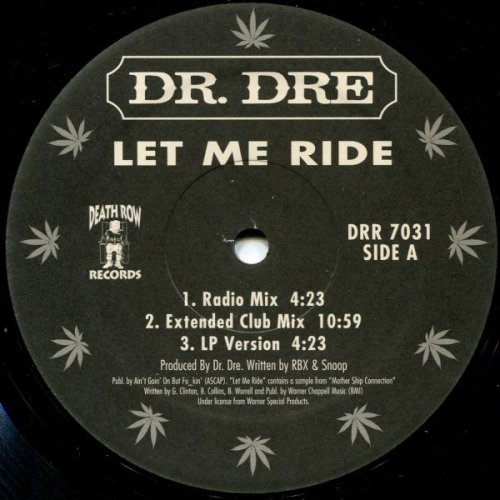 Dr. Dre - Let Me Ride, 12", Reissue