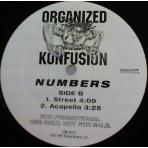 Organized Konfusion - Numbers, 12", Promo