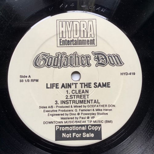 Godfather Don - Life Ain't The Same / On The Other Side, 12"