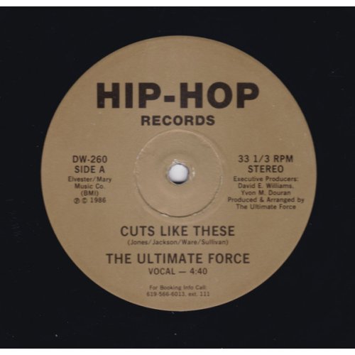 The Ultimate Force - Cuts Like These, 12"