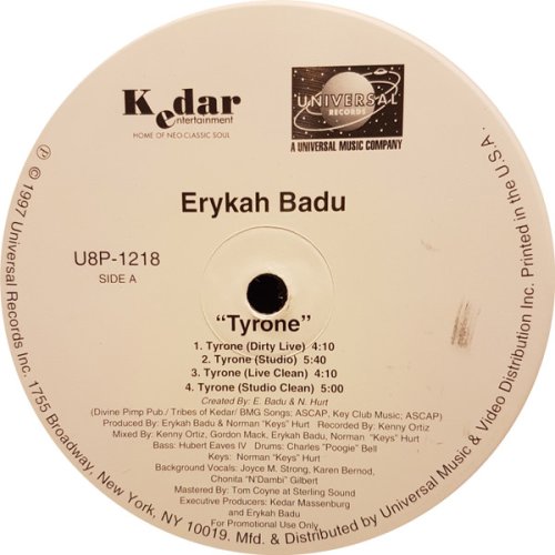 Erykah Badu - Tyrone, 12", Promo