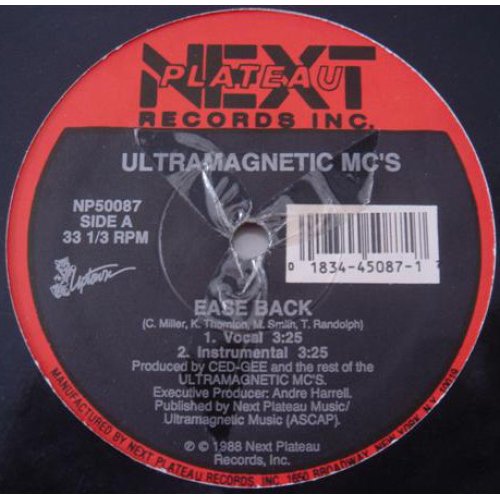 Ultramagnetic MC's - Ease Back / Kool Keith Housing Things, 12"