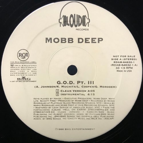 Mobb Deep - G.O.D. Pt. III, 12", Promo