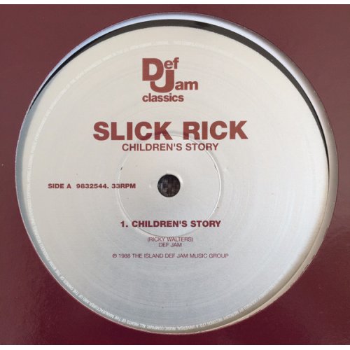 Slick Rick - Children's Story, 12", Reissue