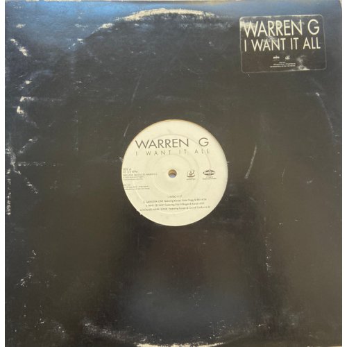 Warren G - I Want It All, 2xLP, Promo