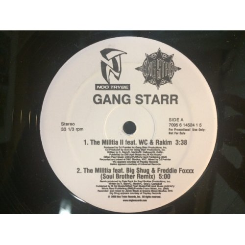Gang Starr - The Militia II / Jazz Thing, 12"