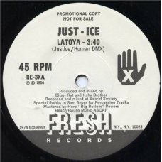 Just-Ice - Latoya, 7", Promo