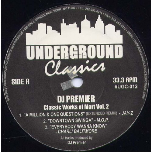 DJ Premier - Classic Works Of Mart Vol.2, 12"