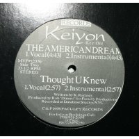 Keiyon - So Glad You Chose Me / The American Dream / Thought U Knew, 12"