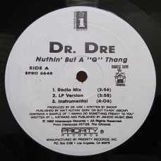 Dr. Dre - Nuthin' But A 'G' Thang, 12", Reissue