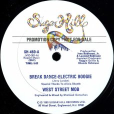 West Street Mob - Break Dance-Electric Boogie, 12", Promo
