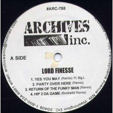 Lord Finesse - Yes You May (Remix), 12"