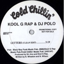 Kool G Rap & DJ Polo - Letters, 12", Promo