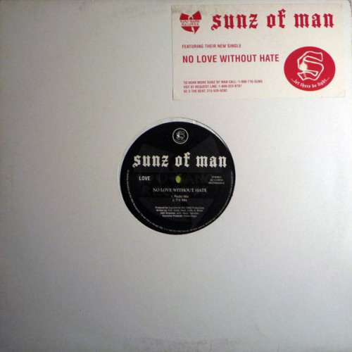 Sunz Of Man - No Love Without Hate, 12"