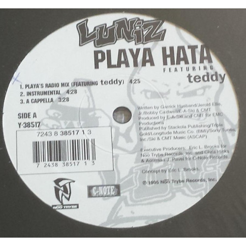 Luniz - Playa Hata / Pimps, Playas & Hustlas, 12"