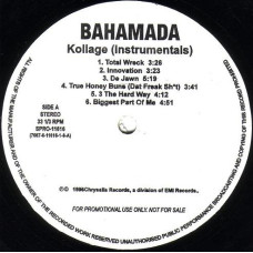 Bahamada - Kollage (Instrumentals), LP, Promo