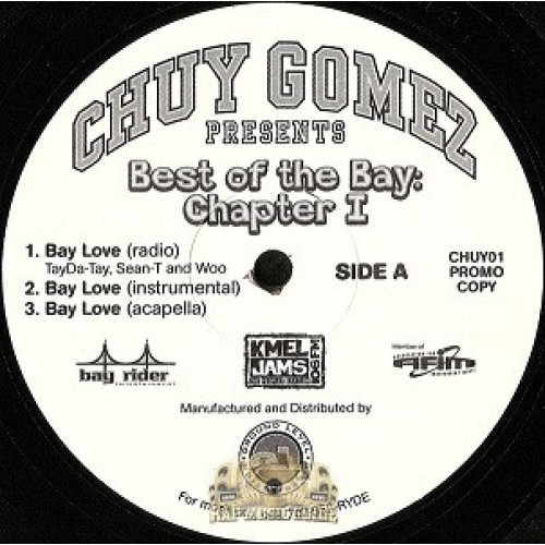 Chuy Gomez - Best Of The Bay: Chapter I, 12", Promo