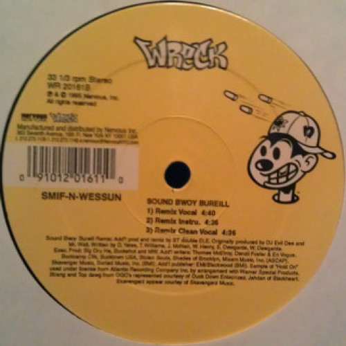 Smif-N-Wessun - Wrekonize / Sound Bwoy Bureill (Remixes), 12", Reissue