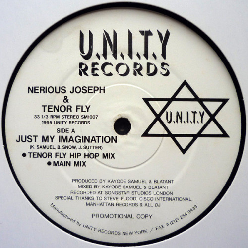 Nerious Joseph & Tenor Fly - Just My Imagination, 12", Promo