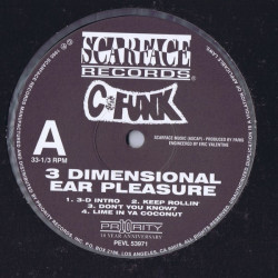 C-Funk - Three Dimensional Ear Pleasure, LP, Promo