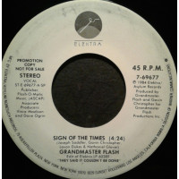Grandmaster Flash - Sign Of The Times, 7", Promo