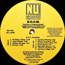 Hidden Rhythm & Freddie Fresh - B.O.O.M., 12"