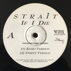 Strait - If I Die, 12", Promo