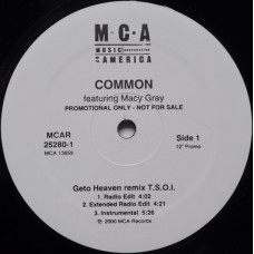 Common Featuring Macy Gray - Geto Heaven (Remix T.S.O.I.), 12", Promo