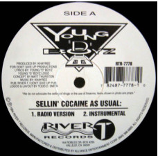 Young "D" Boyz - Sellin' Cocaine As Usual / Mac God, 12"