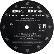 Dr. Dre - Let Me Ride, 12", Promo